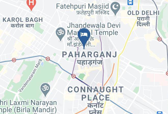 Paharganj - Hotel Maharaja Continental Maps