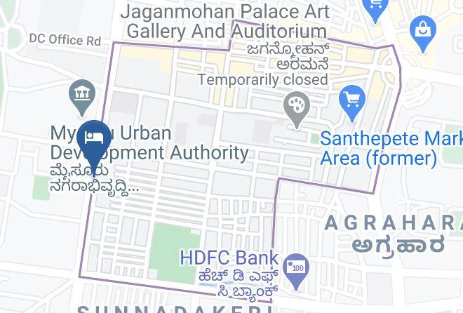 Mysore - Hotel Maharaja Maps
