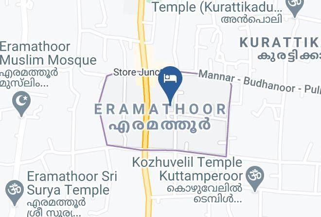 Chengannur - Hotel Maharaja Palace Maps