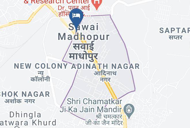 Sawai Madhopur - Hotel Maharaja Palace Maps