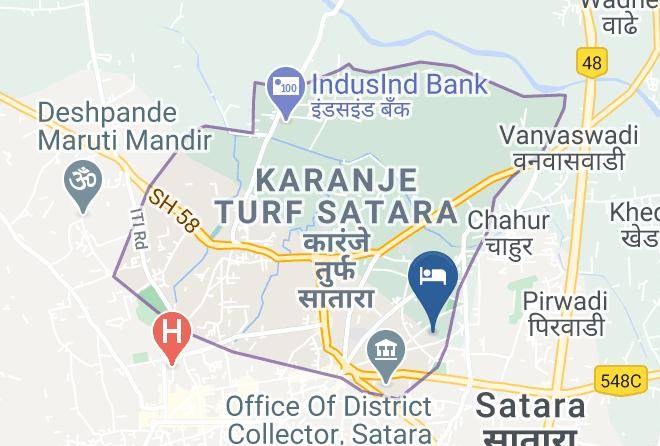 Satara - Hotel Maharaja Pearl Maps