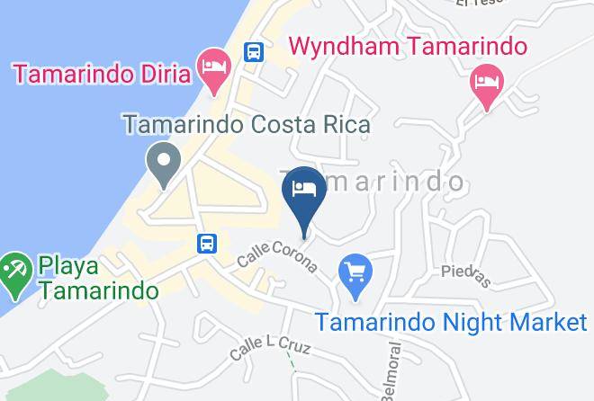 Santa Cruz - Hotel Mahayana Maps