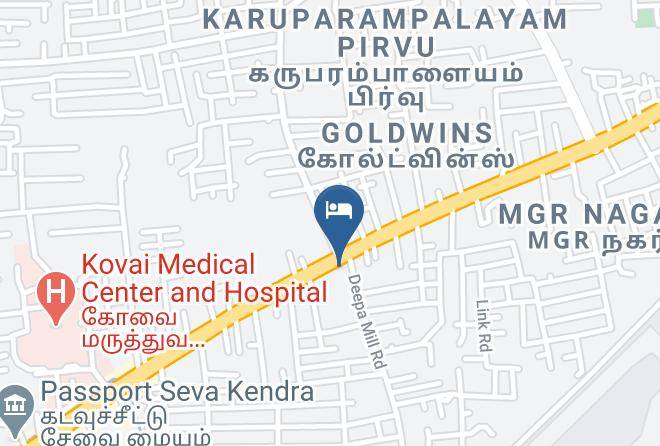 Coimbatore - Hotel Mahi's Gateway Maps