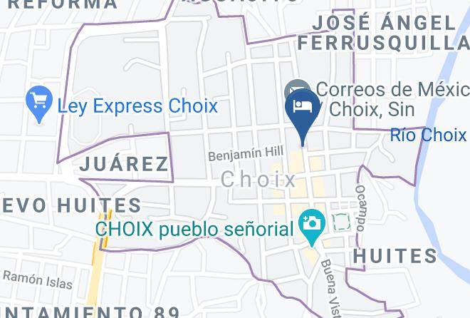 Choix Municipality - Hotel Mahirany Maps