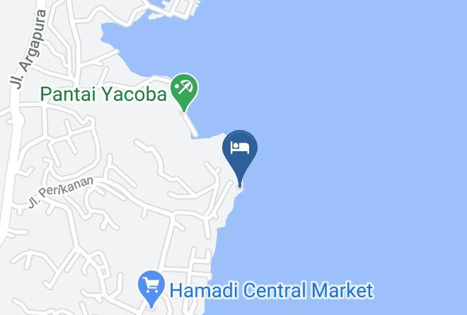 Kota Jayapura - Hotel Mahkota Maps