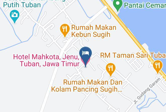 Tuban Regency - Hotel Mahkota Jenu Tuban Jawa Timur Maps