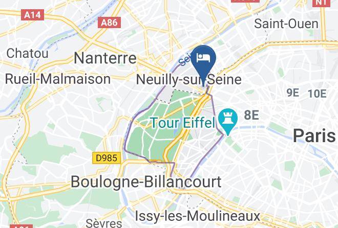 Hauts De Seine - Hotel Maillot Maps
