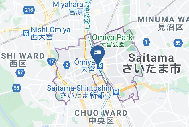 Saitama City Omiya Ward - Hotel Main Maps