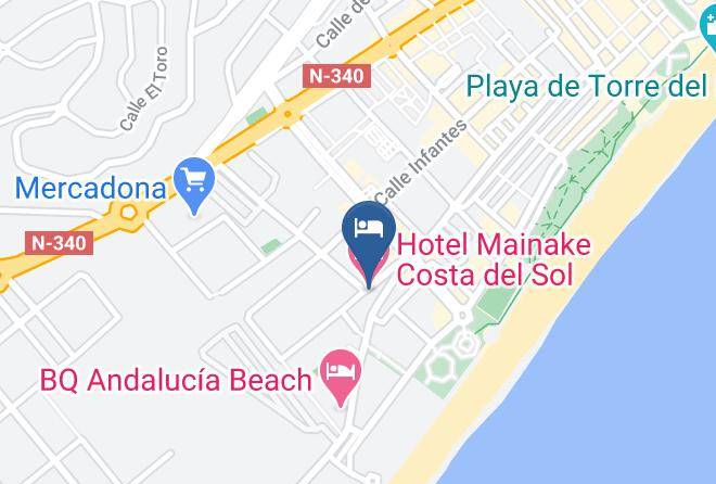 Hotel Mainake Costa Del Sol Map