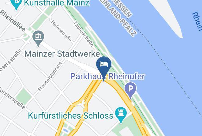 Mainz - Hotel Mainzer Hof Maps