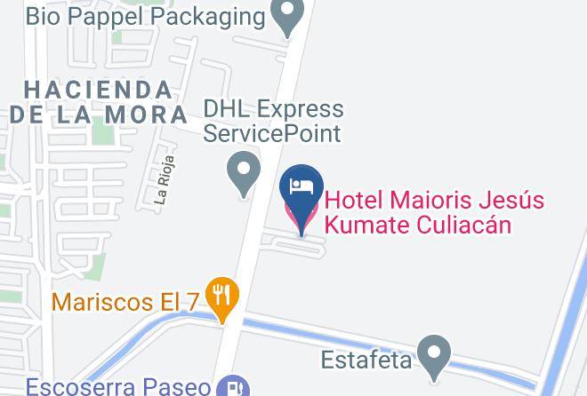Culiacan - Hotel Maioris Jesus Kumate Culiacan Maps