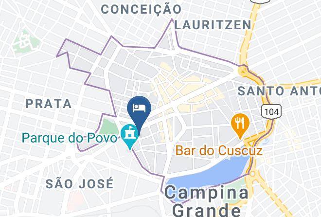 Campina Grande - Hotel Mais1 Maps