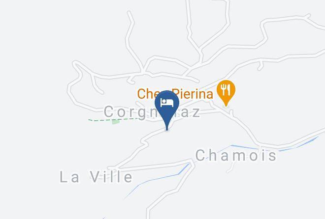 Aosta - Hotel Maison Cly Maps