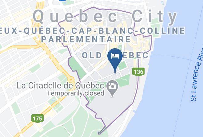 Capitale Nationale - Hotel Maison Du Fort Maps