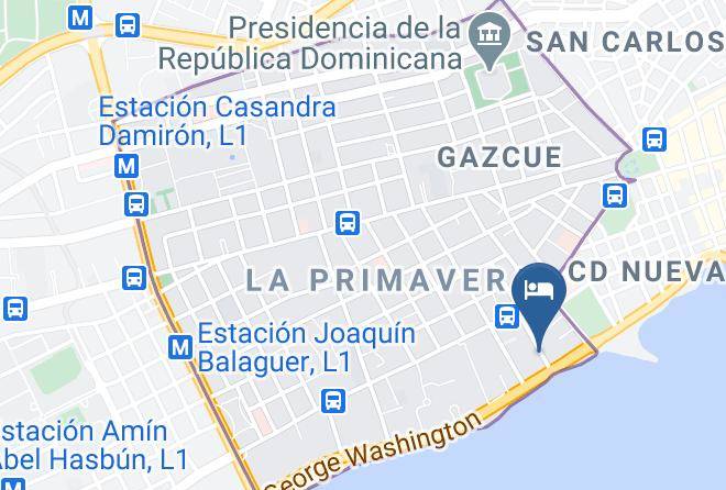 Santo Domingo De Guzman - Hotel Maison Gautreaux Maps