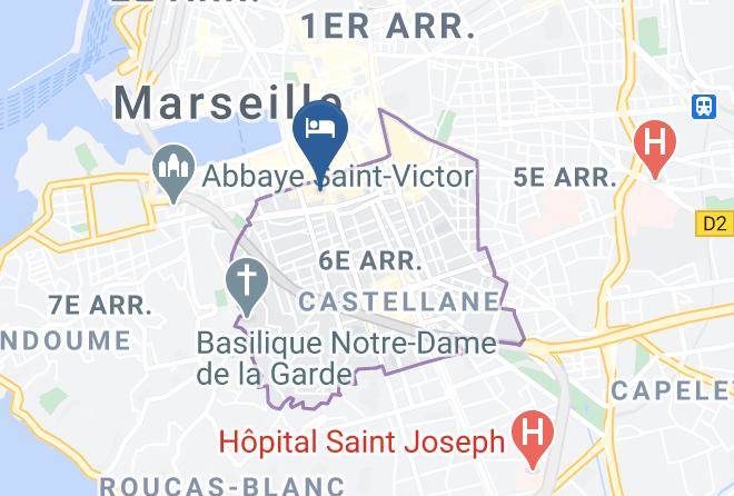 Bouches Du Rhone - Hotel Maison Montgrand Vieux Port Maps