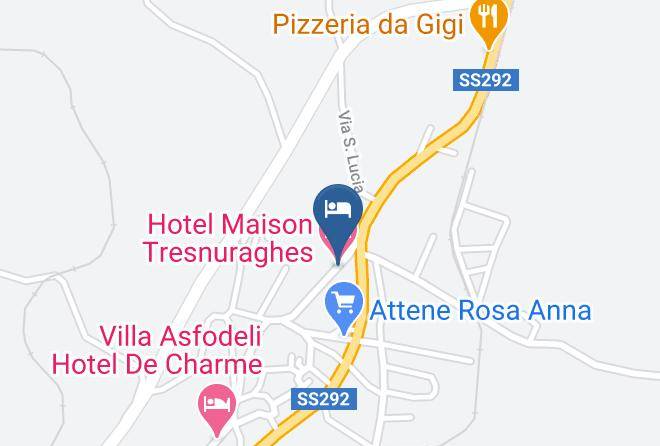 Oristano - Hotel Maison Tresnuraghes Maps