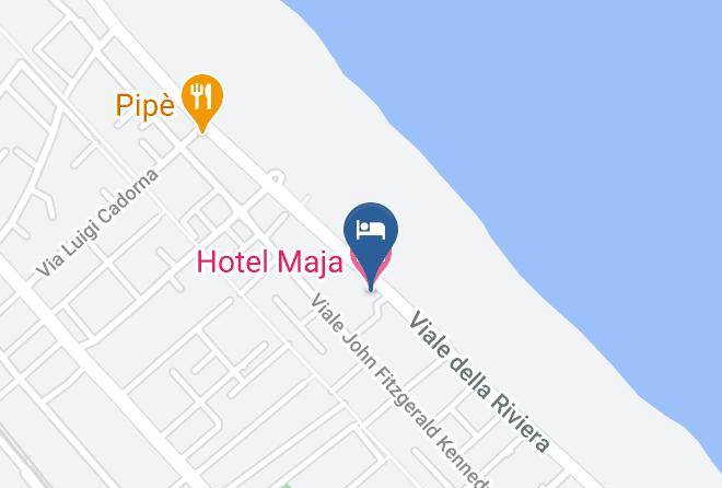 Pescara - Hotel Maja Srl Maps