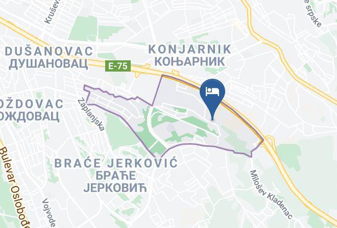 Belgrade City - Hotel Majdan Belgrade Maps