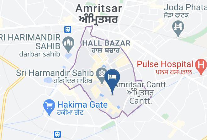 Amritsar - Hotel Majestic Maps