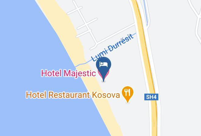 Durres - Hotel Majestic Maps