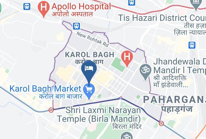 Karol Bagh - Hotel Majestic Palace Maps
