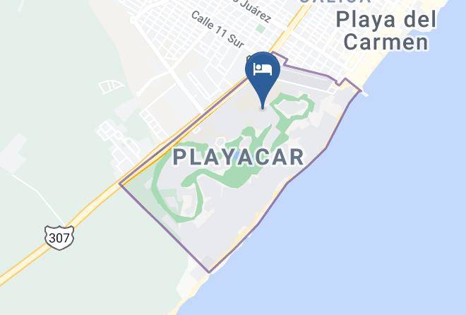 Hotel Majestic Playacar Map