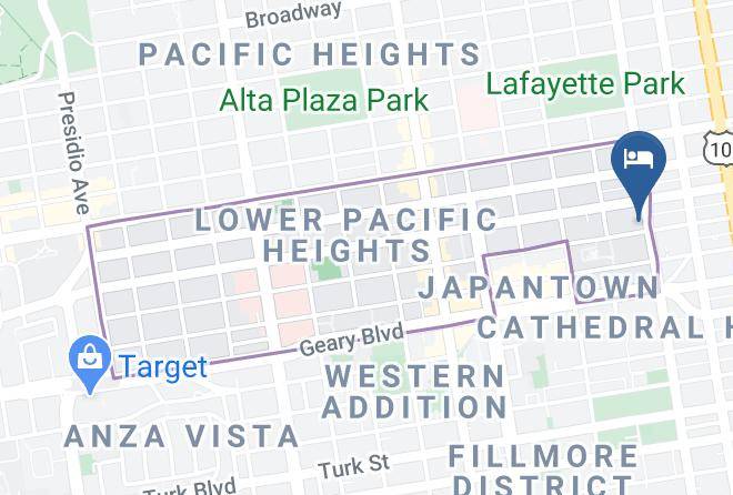 San Francisco - Hotel Majestic Maps