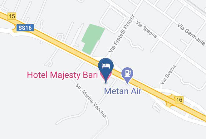 Bari - Hotel Majesty Bari Maps