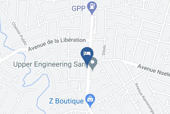 Lubumbashi - Hotel Majordome Maps