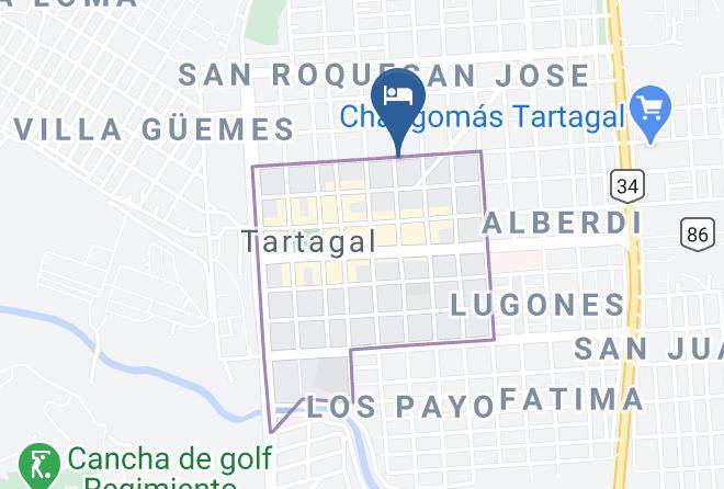 General Jose De San Martin - Hotel Majoy Maps
