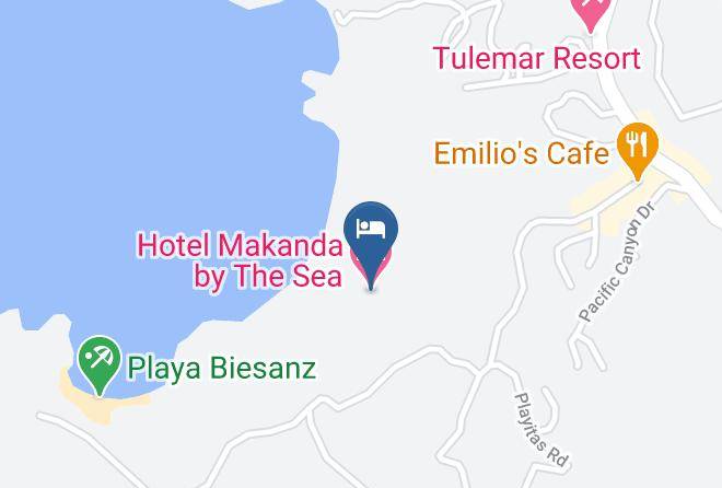 Aguirre - Hotel Makanda By The Sea Maps