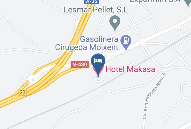 Valencia - Hotel Makasa Maps