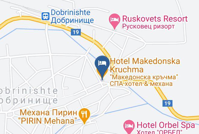 Bansko - Hotel Makedonska Kruchma Maps