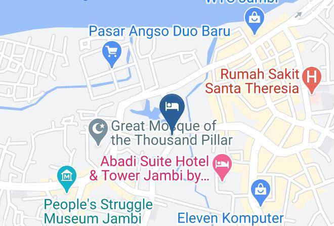 Kota Jambi - Hotel Makmur Maps