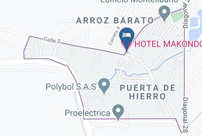 Cartagena De Indias - Hotel Makondo Maps