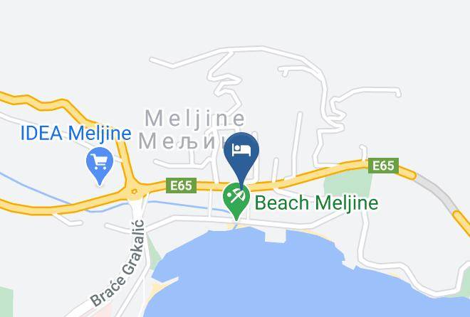 Herceg Novi - Hotel Maksim Maps