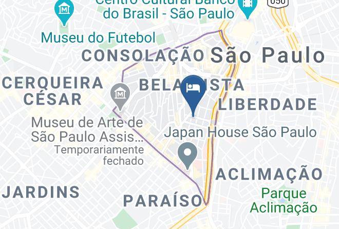 Sao Paulo Jardim Bela Vista - Hotel Makuxis Maps