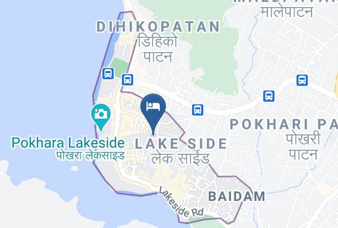 Pokhara - Hotel Mala Pokhara Maps