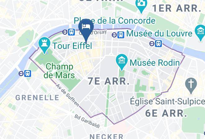 Paris - Hotel Malar Maps