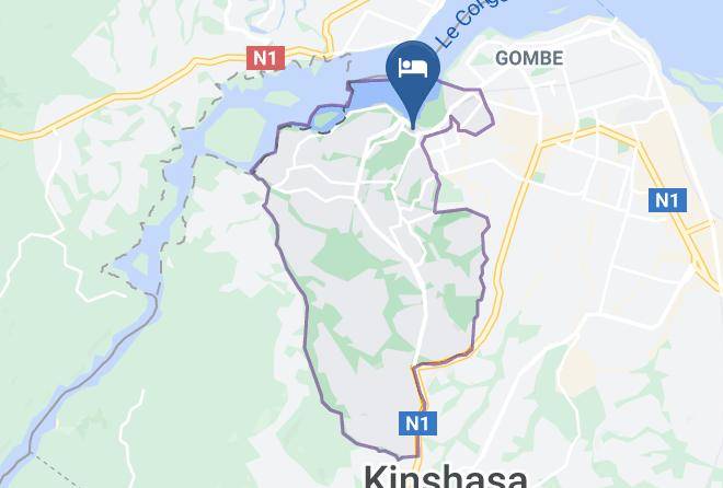Kinshasa Urban - Hotel Malebo Maps