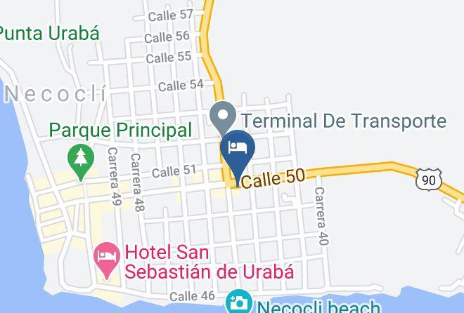 Necocli - Hotel Malecon De Las Americas Maps