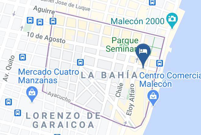 Guayaquil - Hotel Malecon Inn Maps