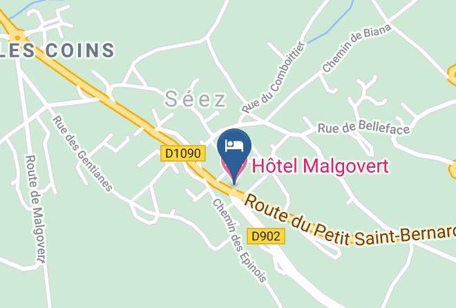Hotel Malgovert Map