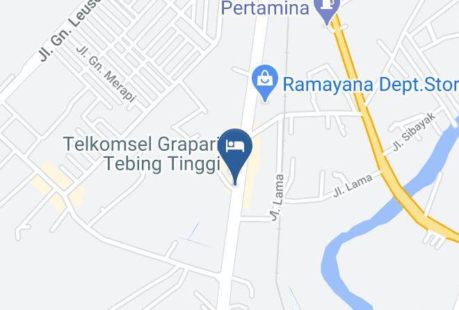 Kota Tebing Tinggi - Hotel Malibou Maps