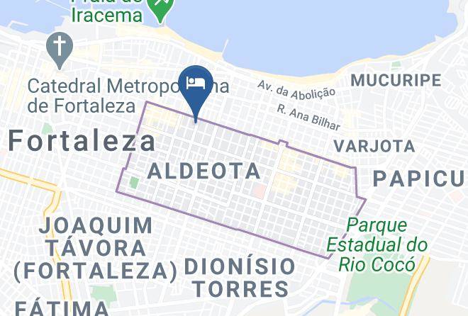 Fortaleza - Hotel Malibu Fortaleza Maps