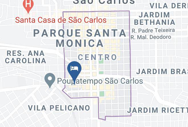 Sao Carlos - Hotel Malibu Maps