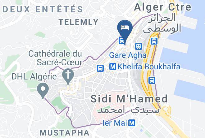 Algiers - Hotel Malik Maps