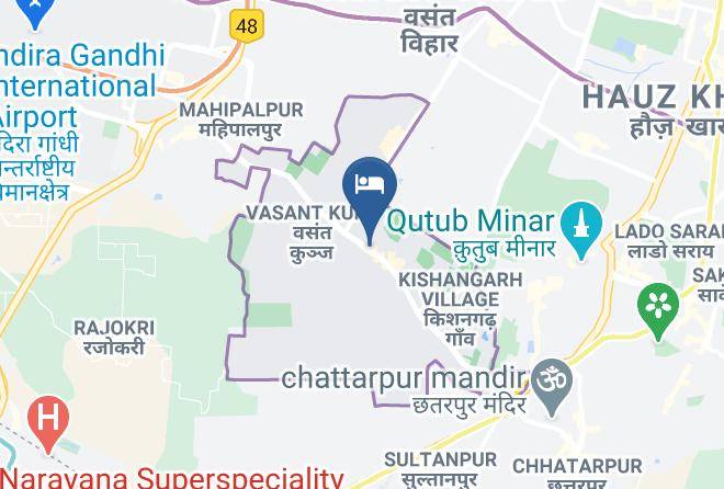 New Delhi - Hotel Malik Continental Maps
