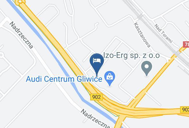 Gliwice - Hotel Malinowski Business Maps